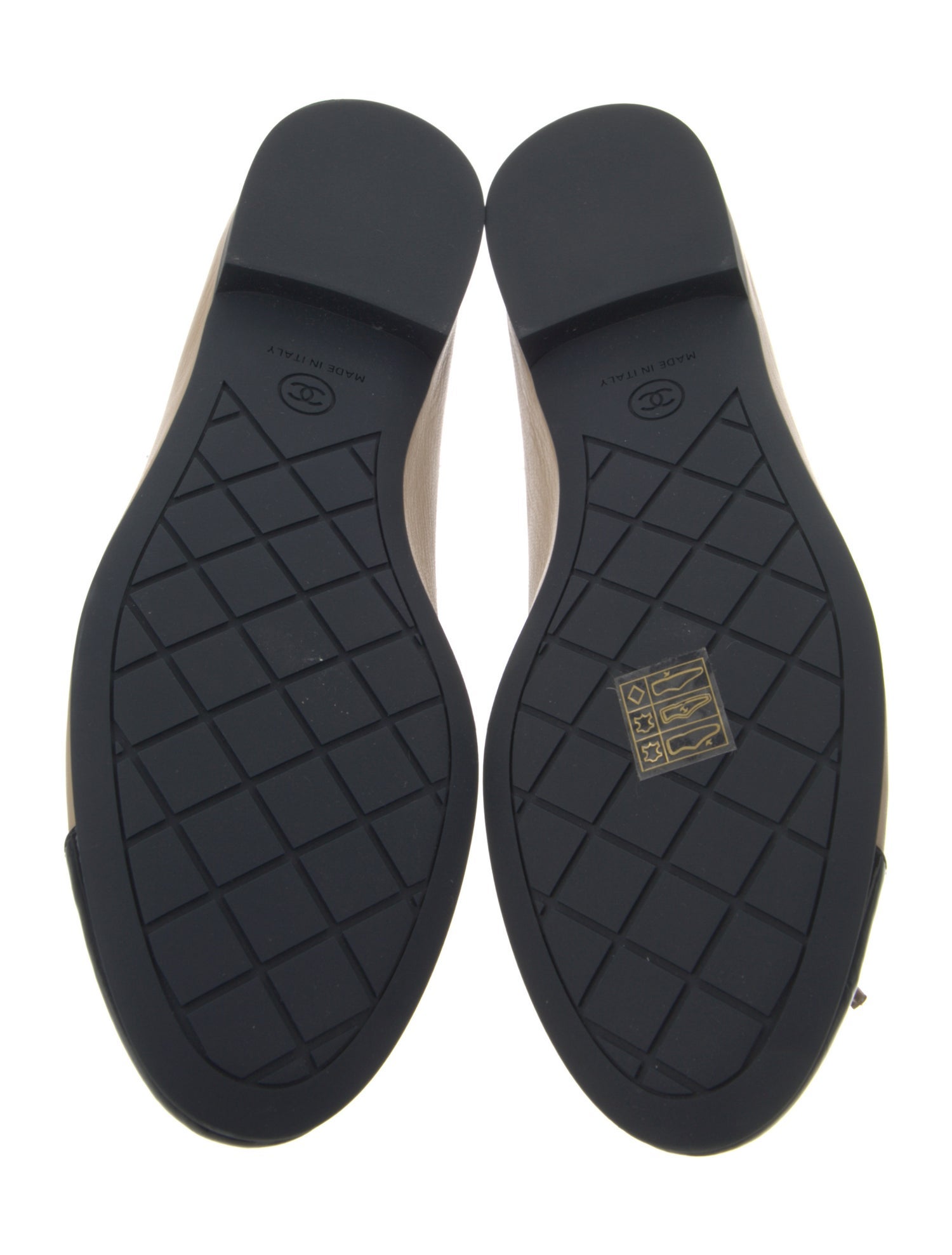 Chanel 2025 Interlocking CC Logo Ballet Flats